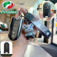 TPU Car Key Cover Case Fit for Perodua Bezza 2018 - 2024 Myvi Aruz 2018 - 2021 Alza Axia 2018 - 2022