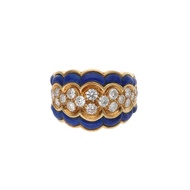 Van Cleef & Arpels Gold, Diamond and Lapis Lazuli Ring
