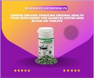 Genesis Organic Spirulina Original Health Food Supplement For Diabetes Goiter High blood 150 Tablets