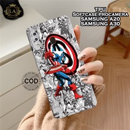HP Latest Samsung A20 / A30 Case - Spiderman Fashion Case - Samsung A20 / A30 Softcase - Pro Camera 