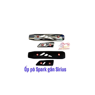 Ốp Pô Spark INOX gắn SIRIUS và sơn tĩnh điện tặng kèm long đền Đỏ ốc inox hàng chất lượng có bảo hàn