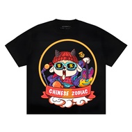 MESIN High quality Korean boutique men's t-shirt - high-quality DTG screen printing / fadeable washa