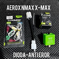 TURN SIGNAL PACKAGE 2 MODES + SOCKET DIODE t10 t15 NMAX NEW AROX NEW R15 DF1 + SOCKET FLASHER PNP T1