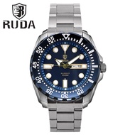 R RUDA Calendar Week Waterproof Luminous Quartz Movement Business Men's Watch 5EKF