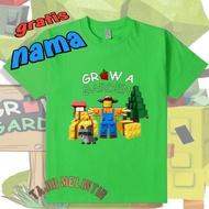 Children's T-shirts, 5 year old children's clothes, Grow A Garden, free name