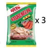 明輝 - 印尼蝦片 (原味) 80g x 3包