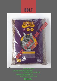 CAT FOOD BOLT TUNA / MAKANAN KUCING BOLT TUNA 1KG REPACK