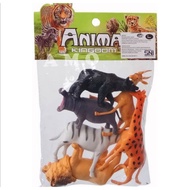 ANIMAL KINGDOM TOY BAG CONTAINS 6 Animal Toys Big Animal Toys
