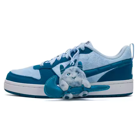 Nike Women's Shoes Court Borough Low (Gs) Sports Shoes, Fashionable and Comfortable Low-Top Sneakers