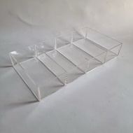 Acrylic Money box Cashier cash Drawer / Money cash tray 5 compartments Cash Drawer/ Cashier Drawer C