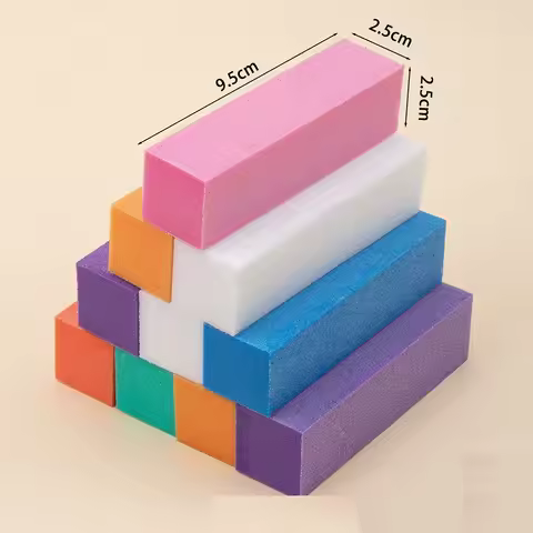 5/10PCS Nail Buffer Polishing Block Buffer for Polisher Manicure Buff Professional Sponge Nail File 