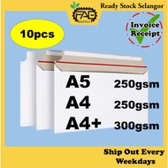 Document White Envelope Hard Cardboard Sampul surat putih keras A5 A4 A4+