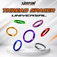 NORIFUMI GP Series Aluminium Thread Spacer Universal Washer Ring CNC Motorcycle Bolt Washer Spacer