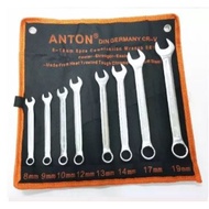 8pcs 8-19mm Combination Wrench (8,9,10,12,13,14,17,19mm) Combination Spanner Tool Set Wrench Common 