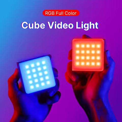 Ulanzi VL49 RGB PRO Full Color LED Video Light 2500K-9000K Camera Light for Photopraphy with Honeyco