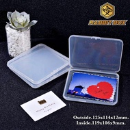 Plastic Box Size 120x107x9 mm. (Storage 120x107xheight 9mm.) For Small Items Others