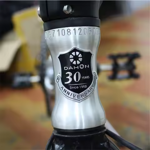 Folding Bike Stickers for Dahon-30YEARS Anniversary Commemorative Edition Aluminum Alloy Logo Sticke
