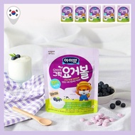 [Ildong Foodis] Iam Greek Yogurt Ball Blueberry Flavor 5 Packs Kids Snack