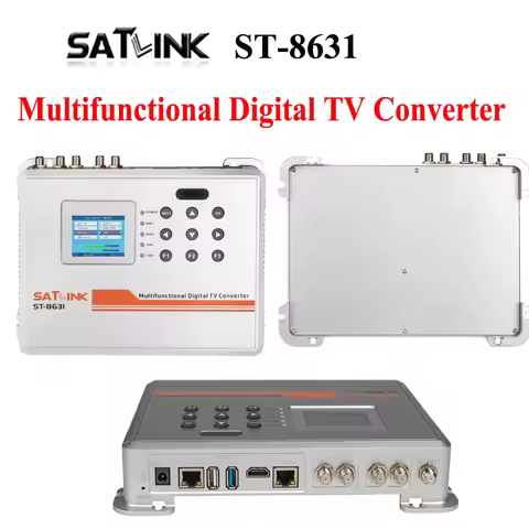 Satlink ST-8631 DVB-C DVB-S2 DVB-T2 ISDB-T TV Converter