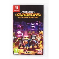 Switch NS 當個創世神 終極版 我的世界：地下城 Minecraft (國際版 中文版)(二手)【台中大眾電玩】