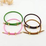 Pandora Waterproof Titanium Wire Drawstring Bracelet for Gold Pendant Gelang Titanium Gelang Tangan 