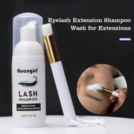 Eyelash Extension Shampoo Brush / 2 Fl.Oz / 60ml / Eyelid Foaming Cleanser/Wash For Extensions & Nat
