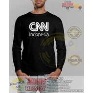 CNN Indonesia Long Sleeve T-Shirt - Kaosilogis
