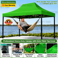 ☔10 layers thickened☔Night Market Canopy 6x6 8x8 10x10 10x15 10x20Ft Full Black pole Frame canopy 10