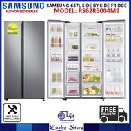 SAMSUNG RS62R5004M9 647L SIDE BY SIDE REFRIGERATOR, 2 TICKS, FREE DELIVERY, FREE DISPOSAL