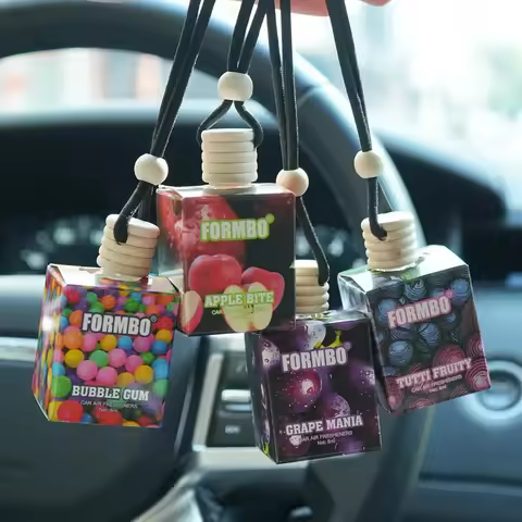 Sweet fruit car perfume, lasting light fragrance and odor removing car fragrance, fresh fruit fragra