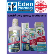 oral 7 mouth spray / mouth wash / toothpaste / active enzymes mouth gel / oral7