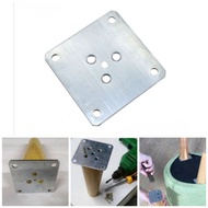 1Pc Square Furniture Table Cabinet Sofa Wooden Leg Feet Attachment Mounting Plate