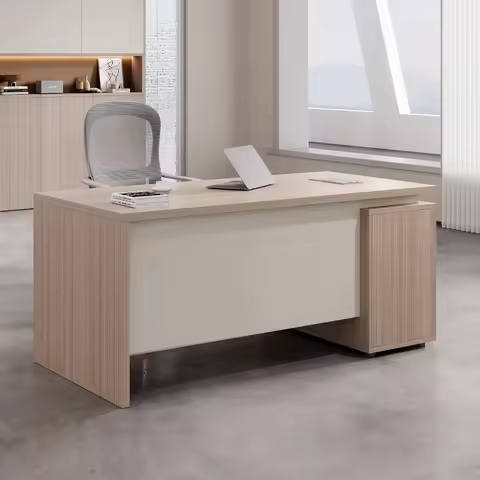 Room Single office desk and chair simple 1.2 1.4 1.6m computer desk l shaped office desks and workst