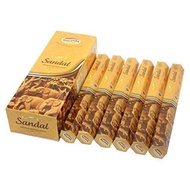 Govinda® Incense - Sandal - 120 Incense Sticks， Masala Coated Incense
