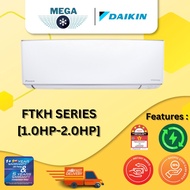 DAIKIN R32 INVERTER SMARTO 1.0HP ~ 2.0HP FTKH with WIFI ADAPTOR