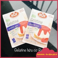 GERMAN Organic RUF Bio Gelatine, RUF Gelatin 9g/pack, Gelatine Ruf for Baby Gummies, Biovegan Vegan 