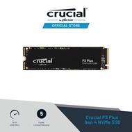 Crucial ssd P3 Plus PCIe4.0 500 1T 2TGB3D NAND NVMe M.2 SSD - CT4000P3PSSD8 (3Yrs Crucial  Warranty)