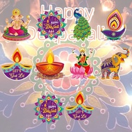 Diwali Party Decorations Door Hanging Ornaments Deepavali Doorway Decorations Diwali Festival Party 