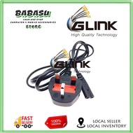 GLINK-Power Cable  (UK) Fused 1.5 meters C13 cable for
