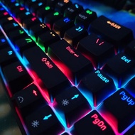 (Modded) Royal Kluge RK71 3 mode RGB Hotswap mechanical Keyboard Red Switch Custom Keyboard akko Che