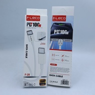 FLECO F-28 Type C to C Data Cable Fast Charging Cable 1 meter long