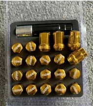 RAYS🔩 防盜鐵螺絲盒裝  gold motor sport gear set 🔩🛞