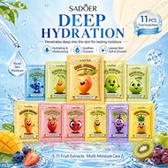 Fruit Cartoon Mask Hydrating Moisturizing Brightening Nourishing Facial Mask For Dry Dull Skin Daily
