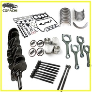 1set 2.4L G4KG Engine Crankshaft Connecting Rod  Pistons&Rings Set  Overhaul Gasket Rebuild Kit For 
