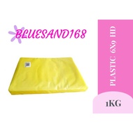 Bluesand168 - Plastic 6x9 HD (1kg) - Plastic Bag Plastik Beg Bungkus