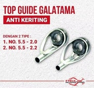 Top ring guide double keramik anti keriting senar original relix nusantara
