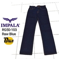 IMPALA Brand Men Regular Fit Jeans (RG50-Raw Blue)
