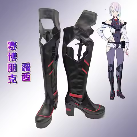 Anime new Lucy cyberpunk cosplay Edgerunners Lucy cosplay Shoes Lucy Boots Halloween performance Sho