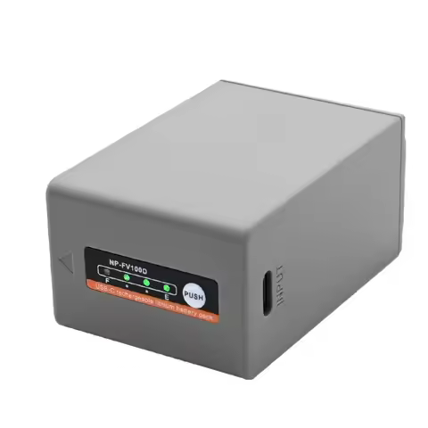 New 3280mAh NP-FV100D NP-FV70 Battery with Type-C Input for Sony FDR-AX33, FDR-AX53, FDR-AX60, FDR-A