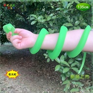 Luminous Soft Rubber Snake Glowing Snake Children's Toy Snake Scary Fake Snake Big Snake Fluorescent